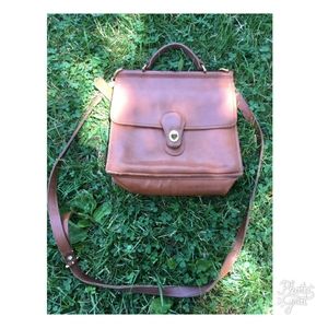 Vintage Coach Leather Crossbody Bag